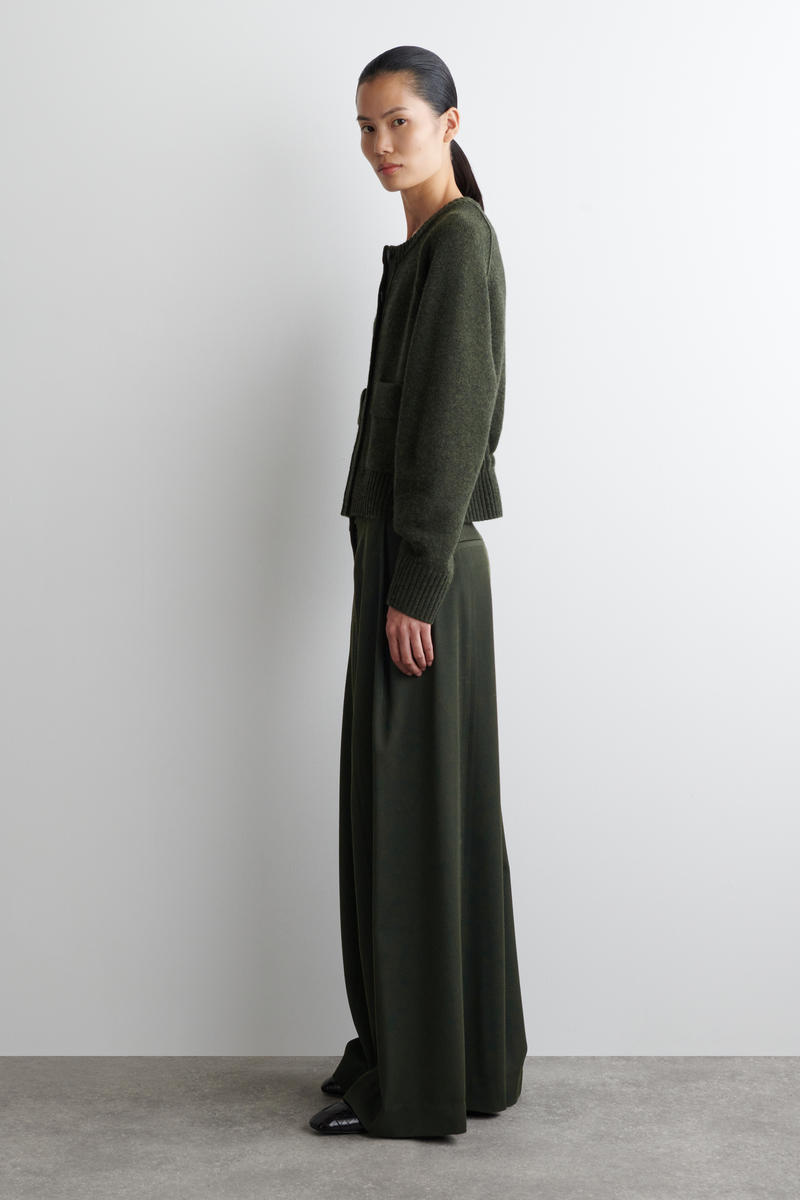 KNITTED MERINO WOOL BOMBER JACKET ニットメリノウールボンバー