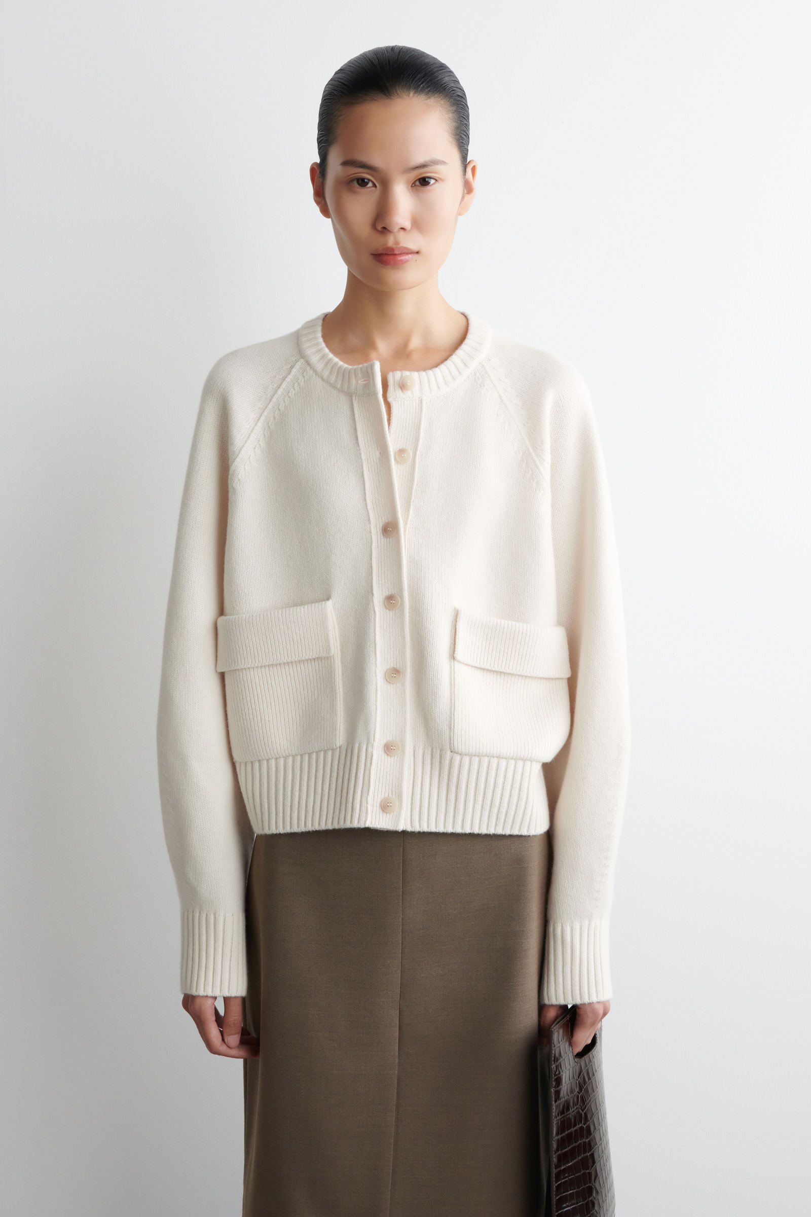 KNITTED MERINO WOOL BOMBER JACKET ニットメリノウールボンバー