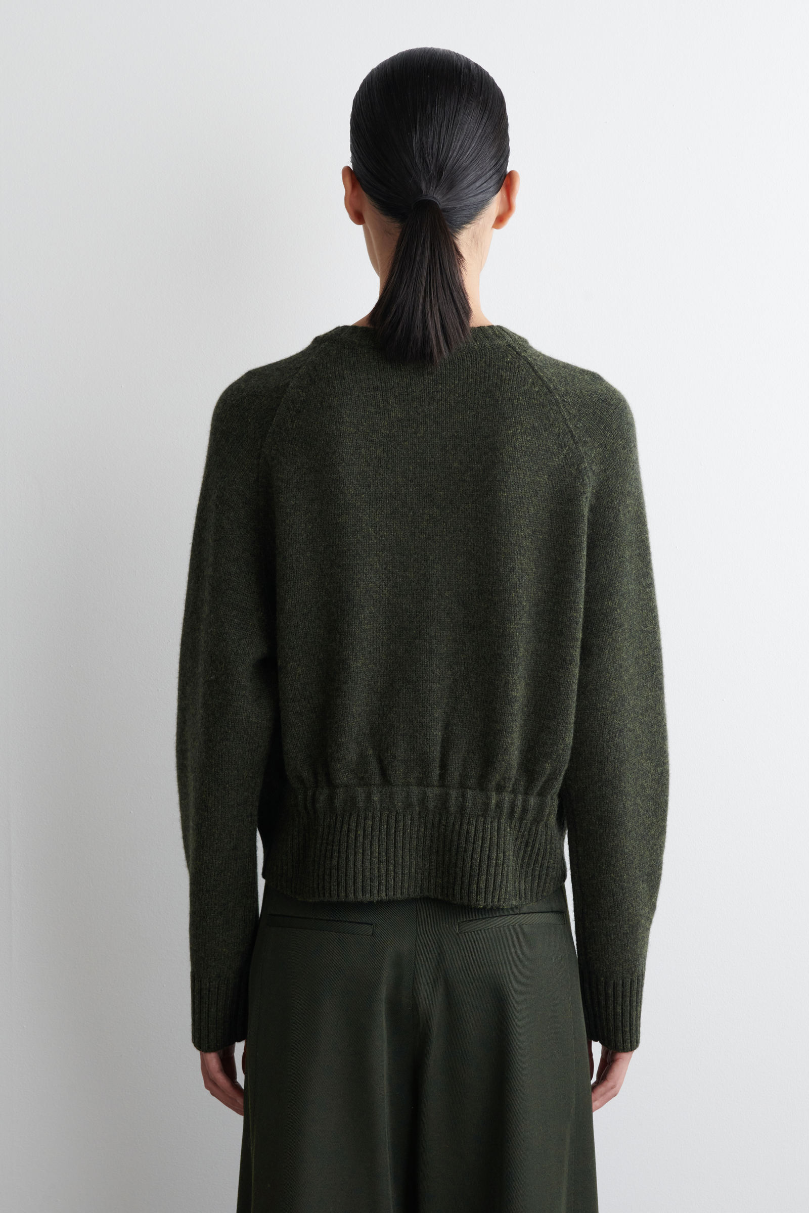 KNITTED MERINO WOOL BOMBER JACKET ニットメリノウールボンバー 