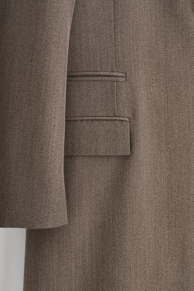 COS シングルブレストウールコート