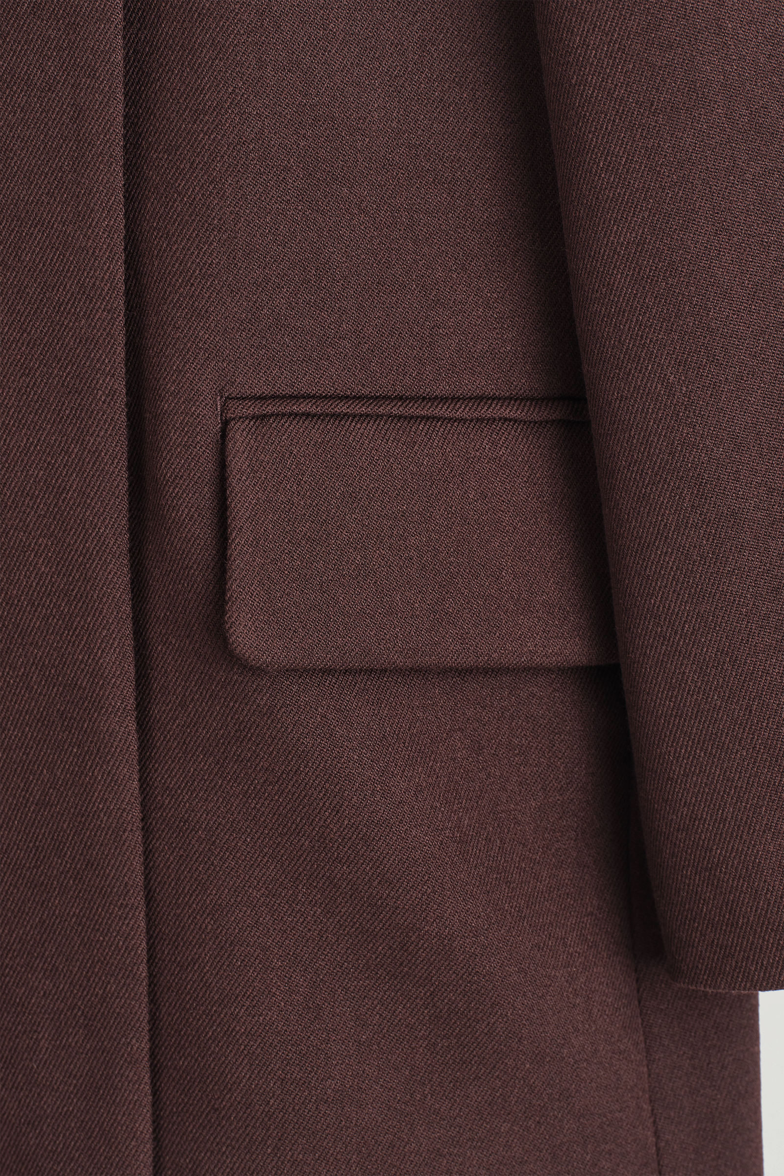 TAILORED WOOL-BLEND JACKET テーラードウールブレンドジャケット