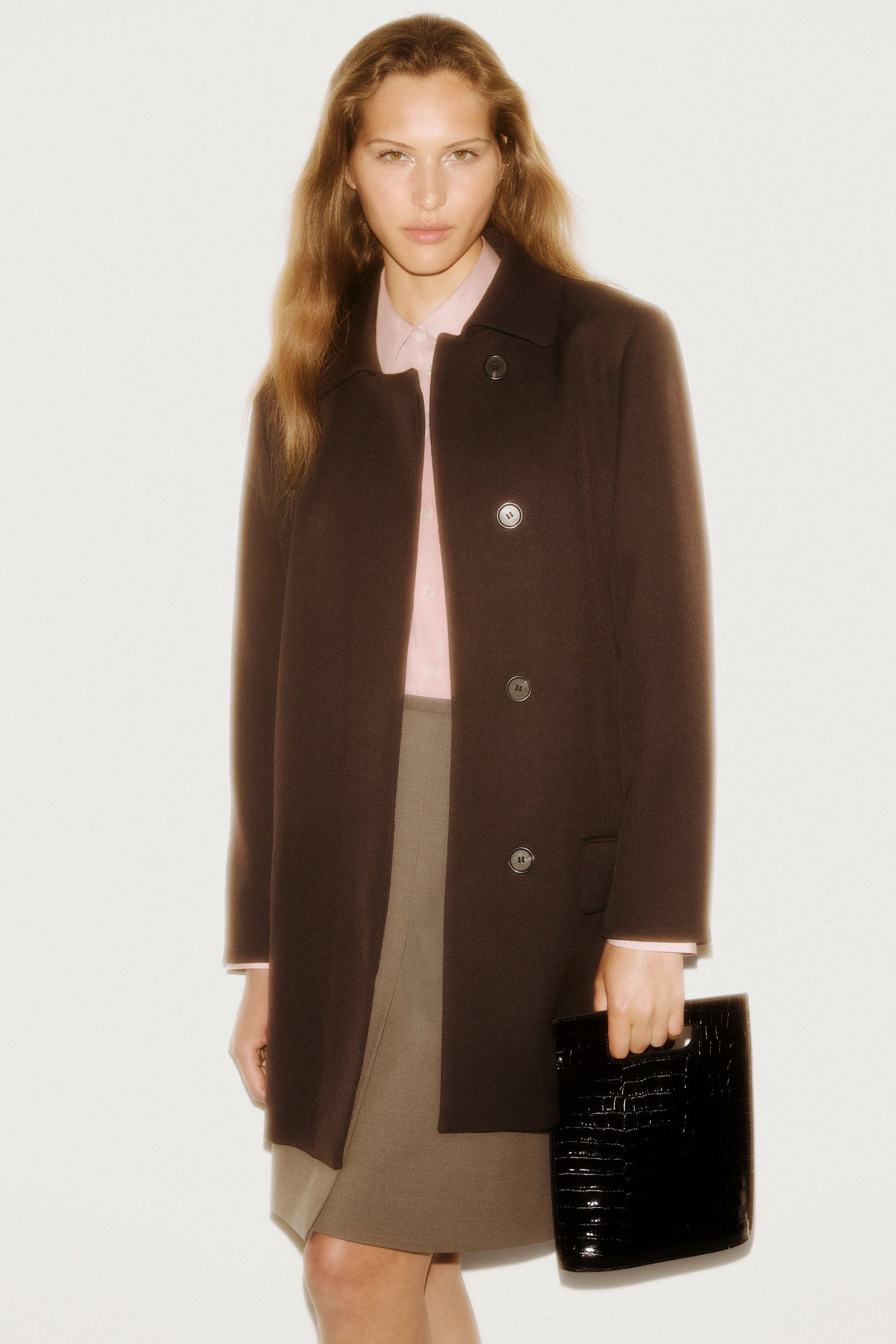 TAILORED WOOL-BLEND JACKET テーラードウールブレンドジャケット