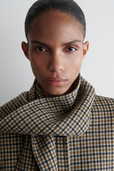 COS ダブルフェイスウールスカーフジャケット