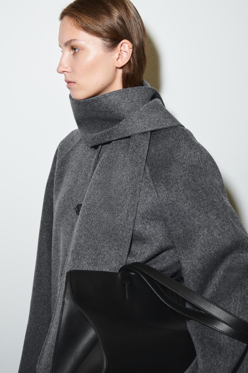 DOUBLE-FACED WOOL SCARF JACKET ダブルフェイスウールスカーフ