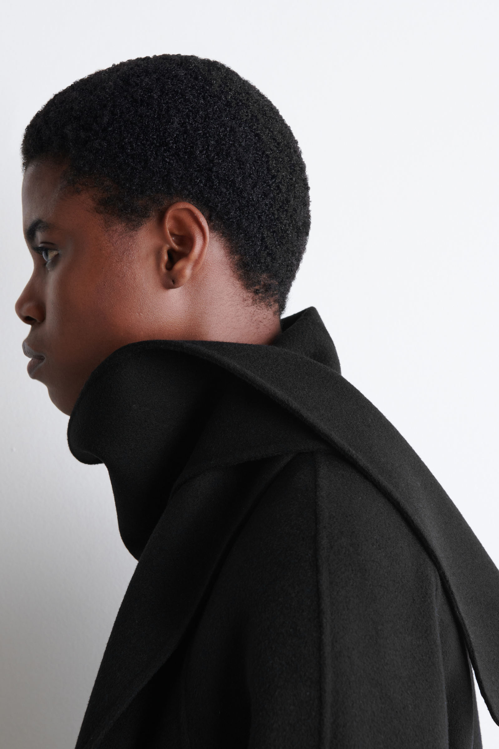 DOUBLE-FACED WOOL SCARF JACKET ダブルフェイスウールスカーフ