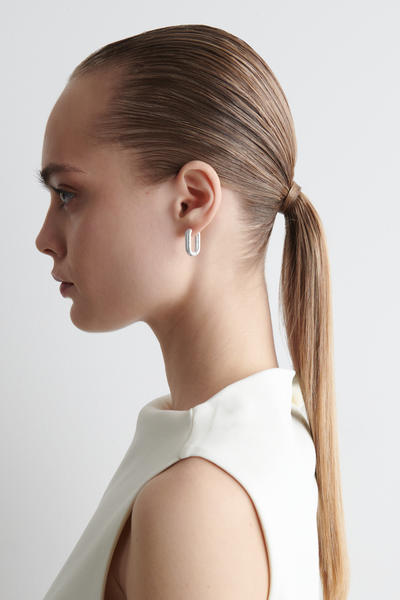 COS 楕円形フープイアリング