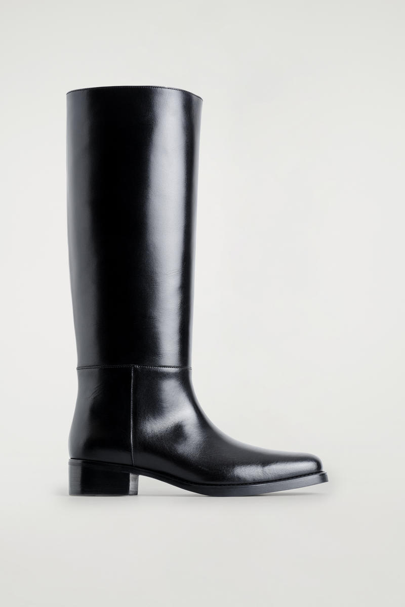 LEATHER KNEE-HIGH BOOTS レザーニーハイブーツ｜COS コス 公式