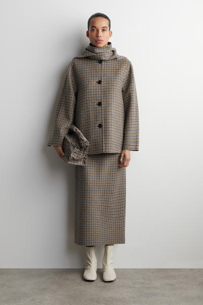 COS レザーソックスブーツ