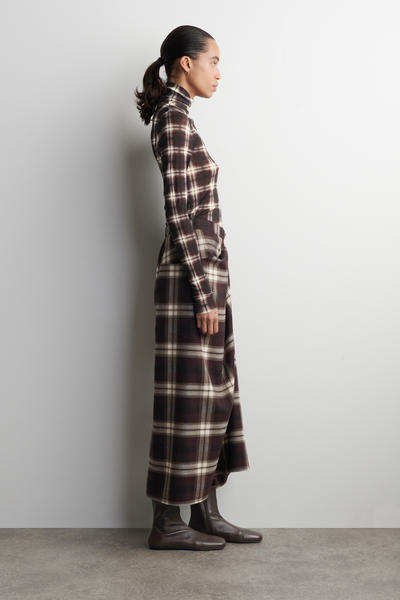 COS レザーソックスブーツ