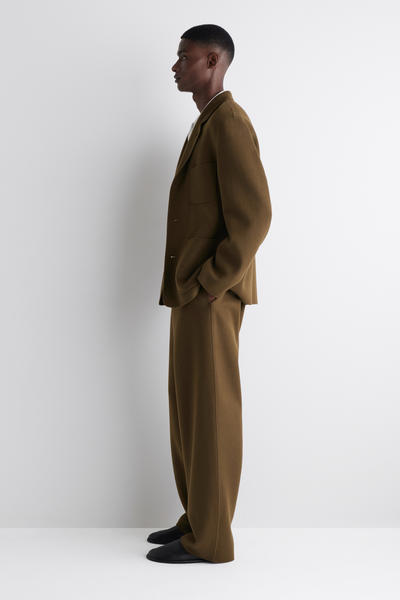 COS アンストラクチャードスプリットウールブレザー