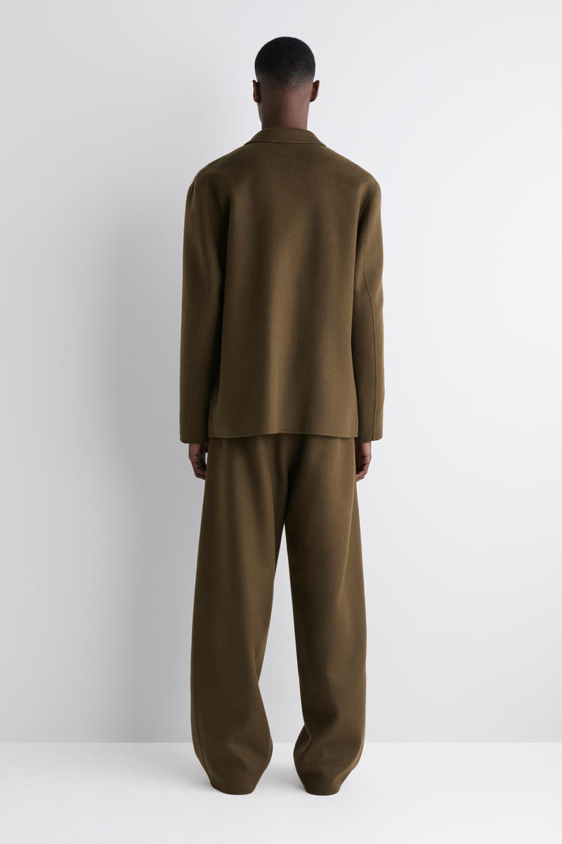 COS アンストラクチャードスプリットウールブレザー