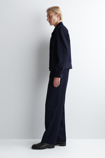 COS ウール混ダブルブレストジャケット