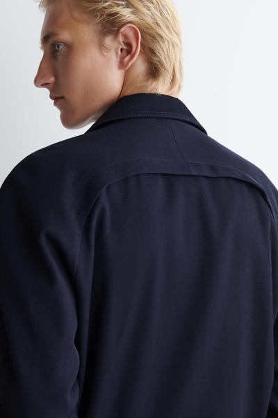 COS ウール混ダブルブレストジャケット