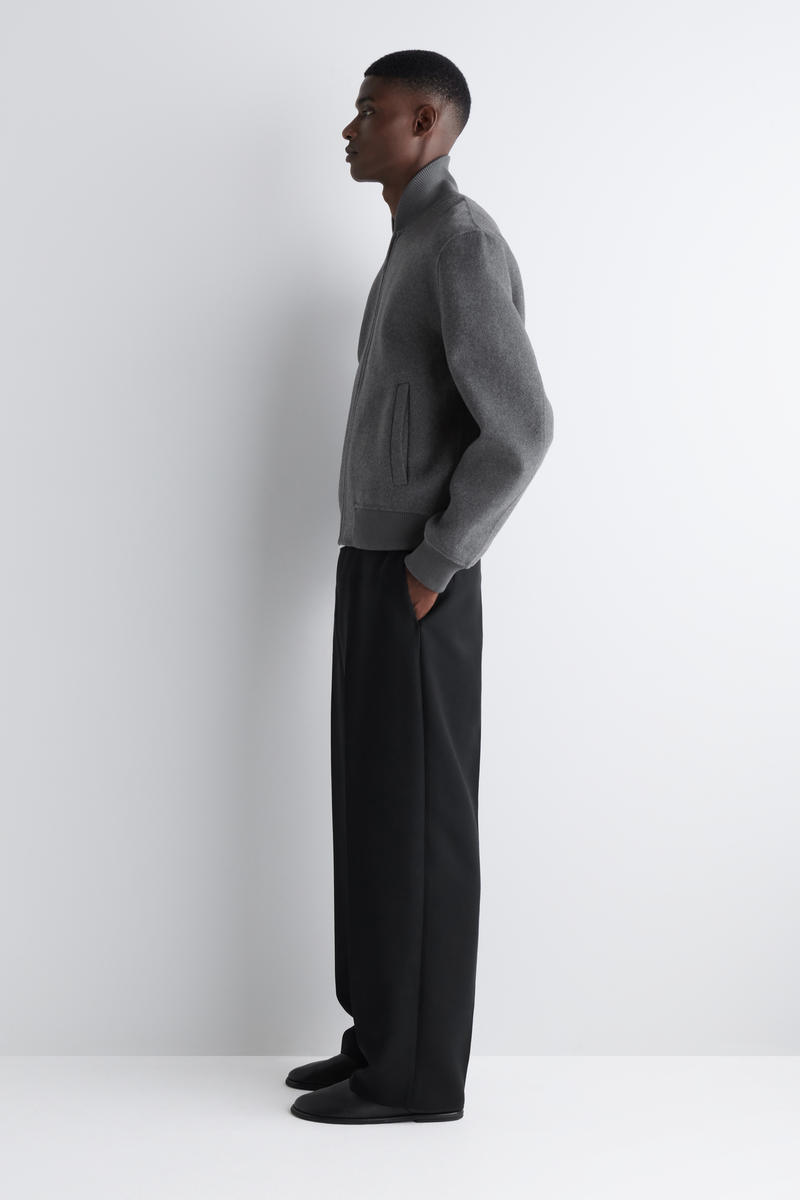 SPLIT WOOL BOMBER JACKET スプリットウール ボンバージャケット