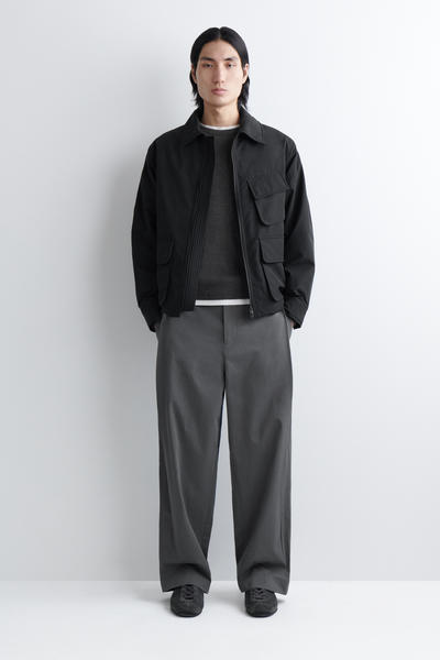 COS ワイドレッグコットンパンツ