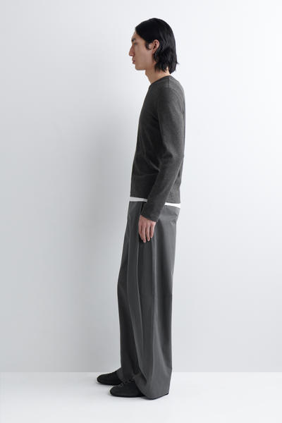 COS ワイドレッグコットンパンツ
