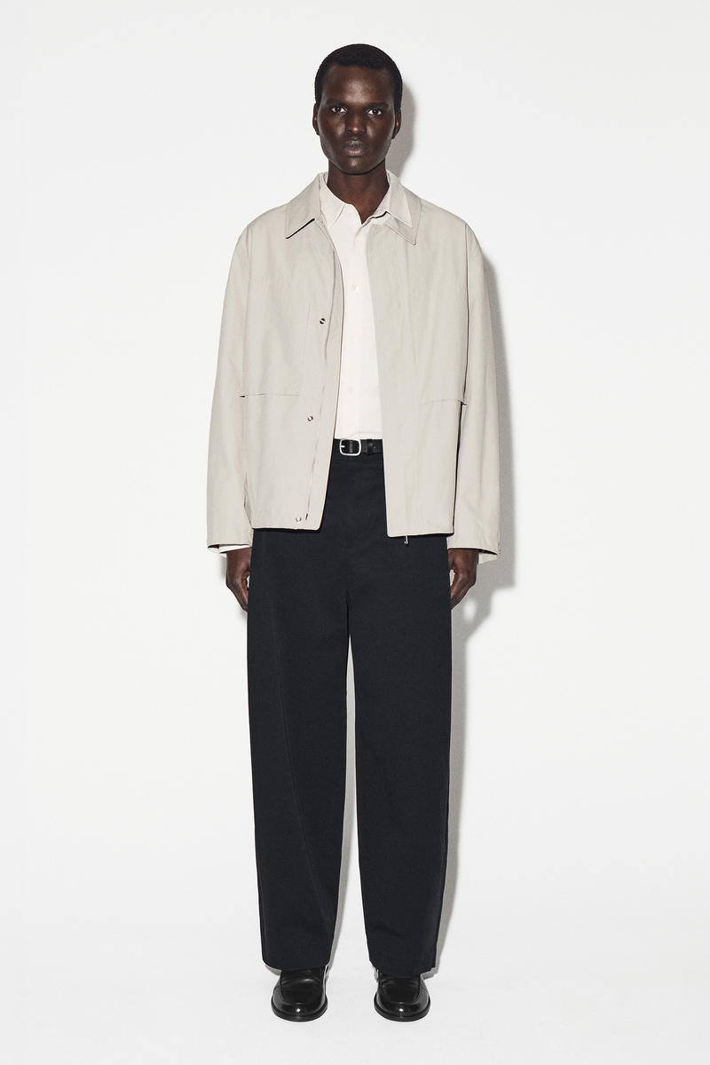 COS ワイドレッグコットンパンツ