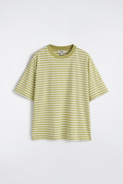 COS オーバーサイズ ライトウェイトコットンTシャツ