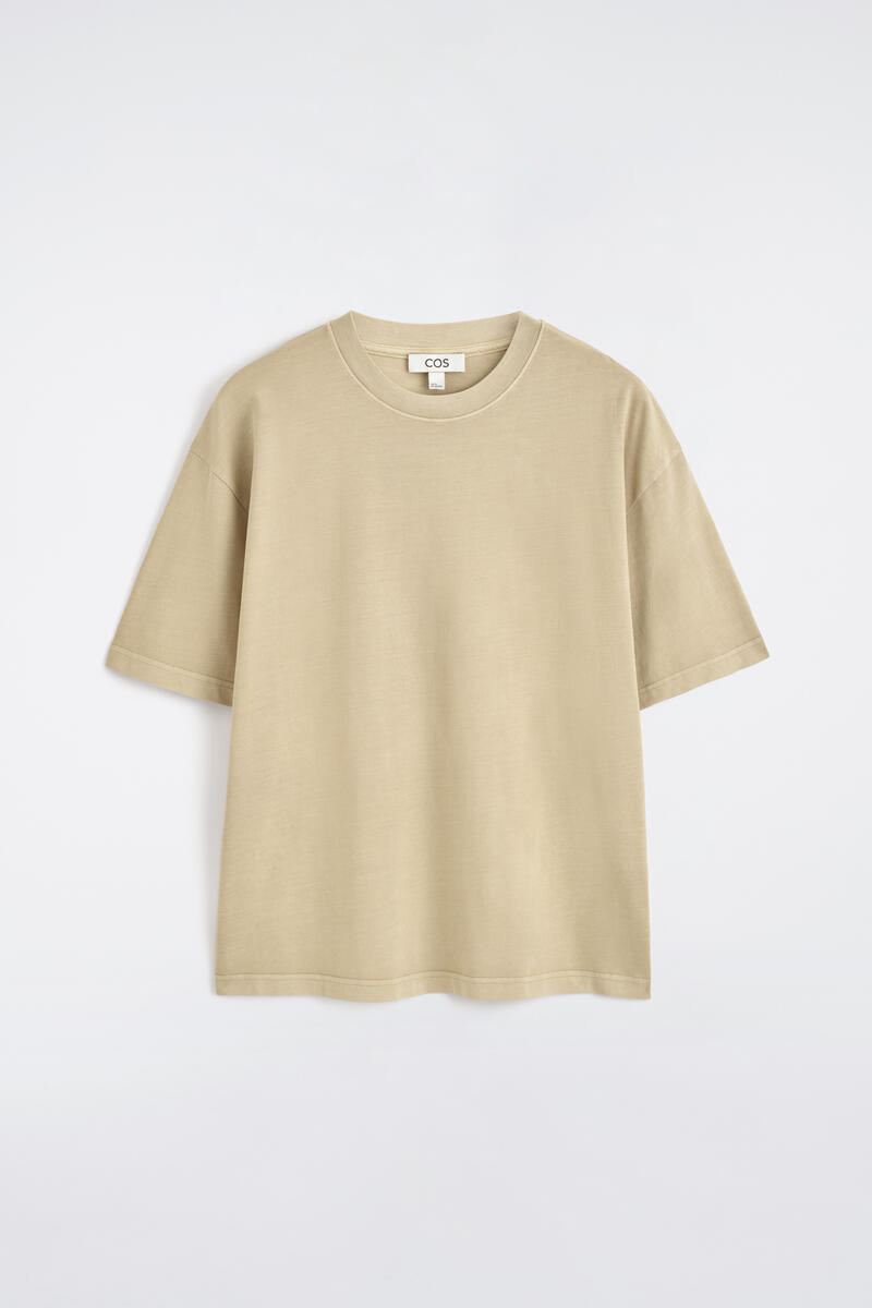 COS オーバーサイズ ライトウェイト コットンTシャツ