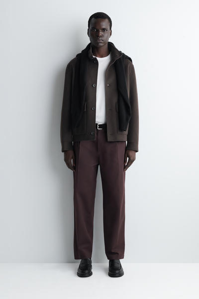 COS ライトウェイトブラッシュドコットンTシャツ