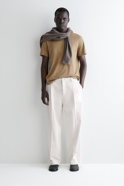 COS 起毛コットンTシャツ