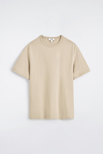 COS ライトウェイト ブラッシュドコットンTシャツ