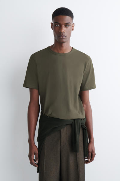 COS ライトウェイトブラッシュドコットンTシャツ