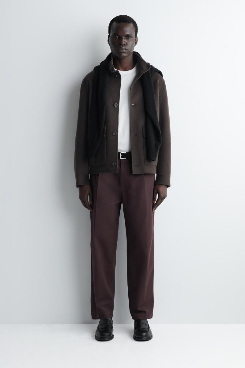 COS ライトウェイトブラッシュドコットンTシャツ