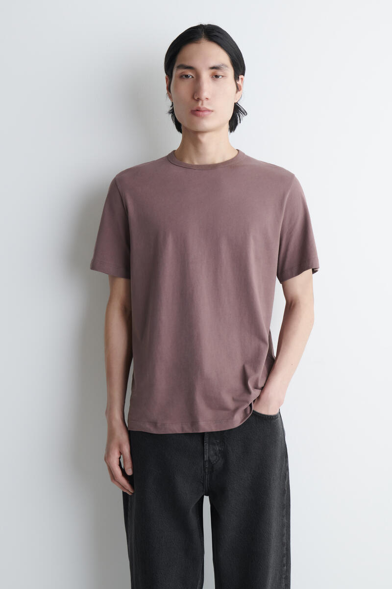 COS ライトウェイト ブラッシュドコットンTシャツ