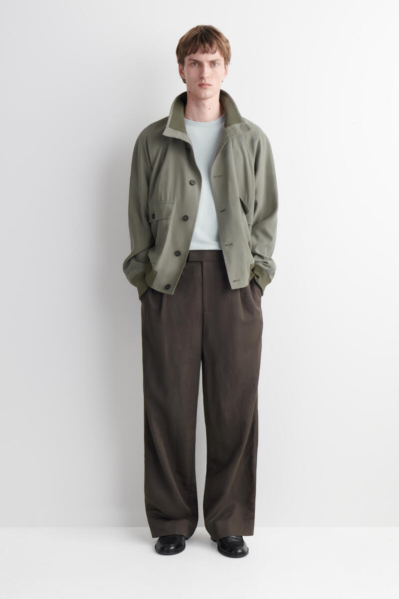 COS ライトウェイト ブラッシュドコットンTシャツ