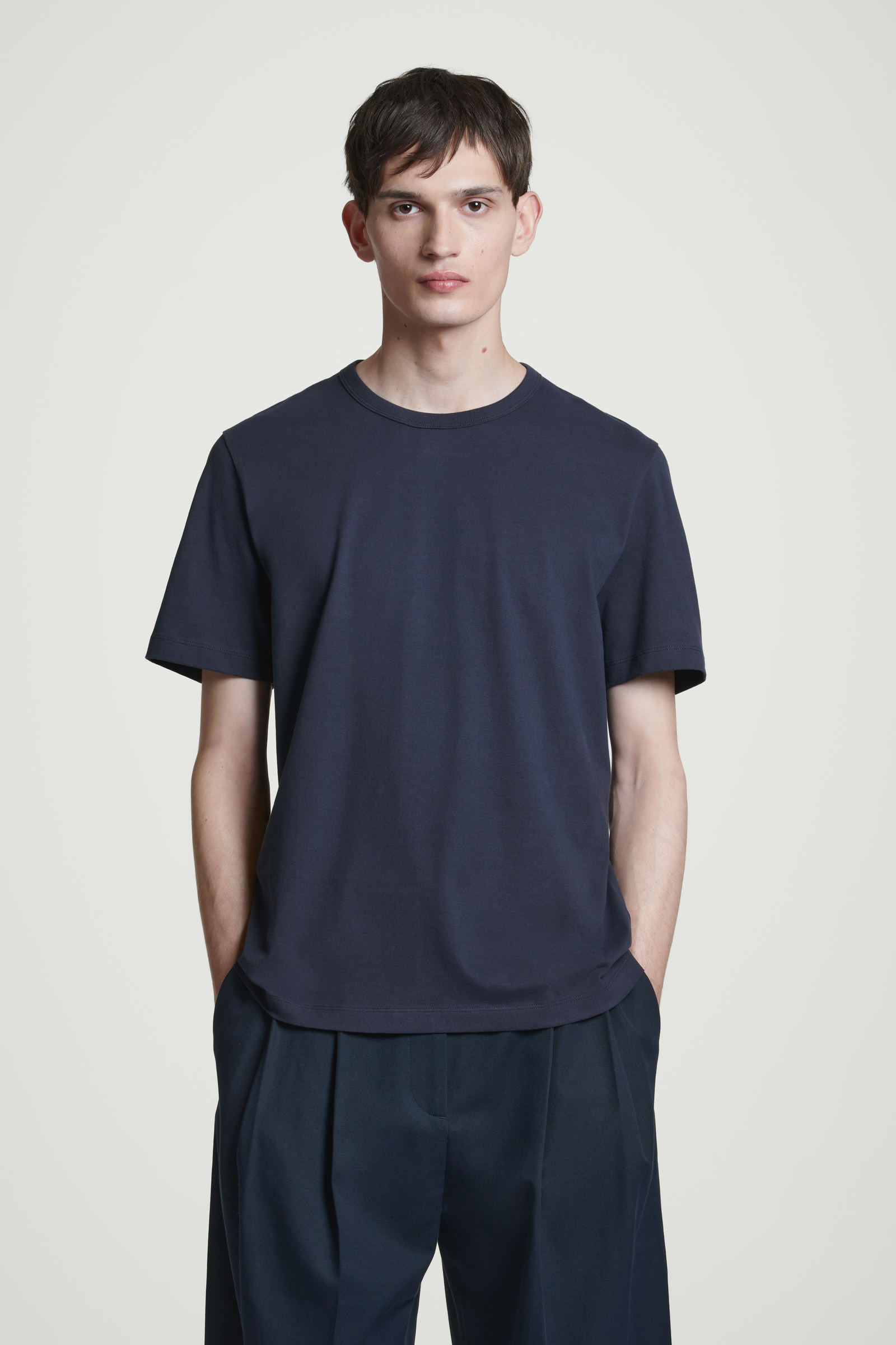 LIGHTWEIGHT BRUSHED-COTTON T-SHIRT ライトウェイトブラッシュ