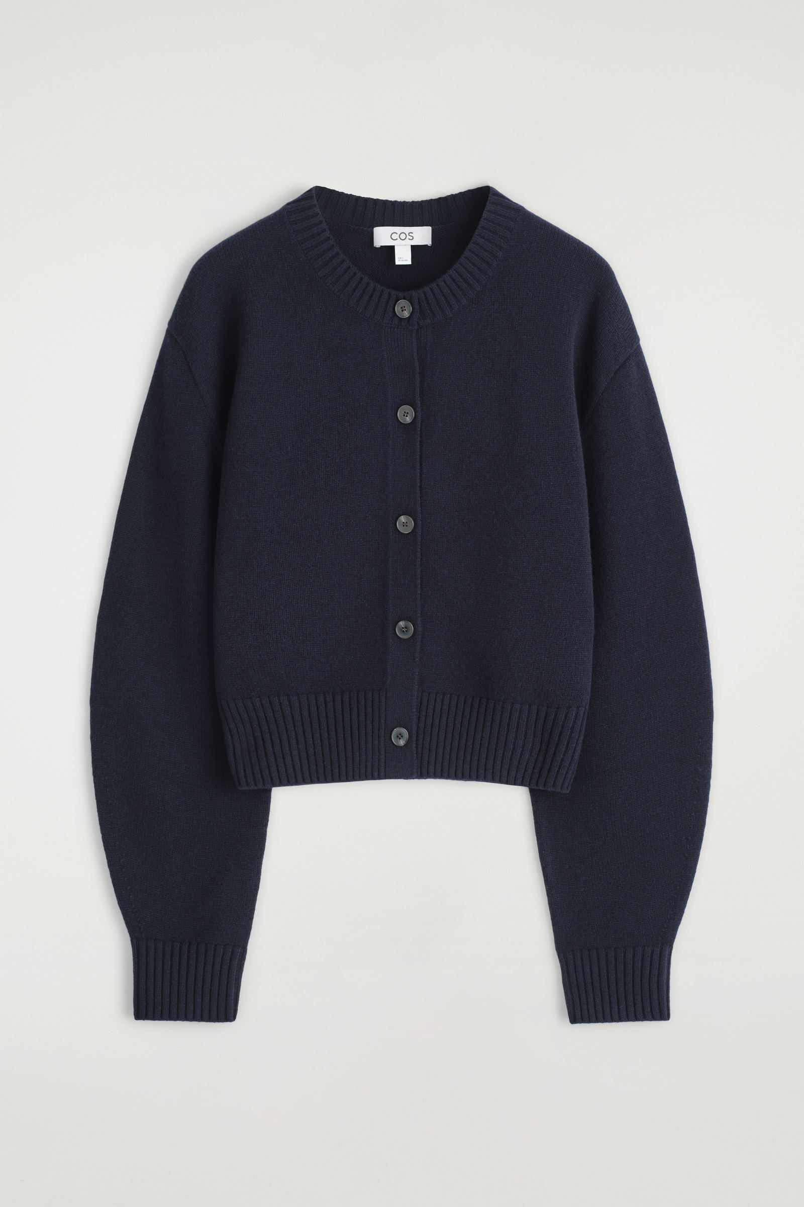 MERINO WOOL CARDIGAN メリノウールカーディガン ネイビー｜COS コス