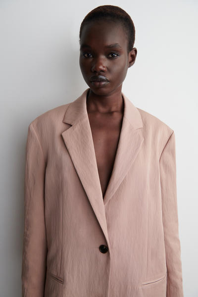 COS オーバーサイズ フルイド ブレザー