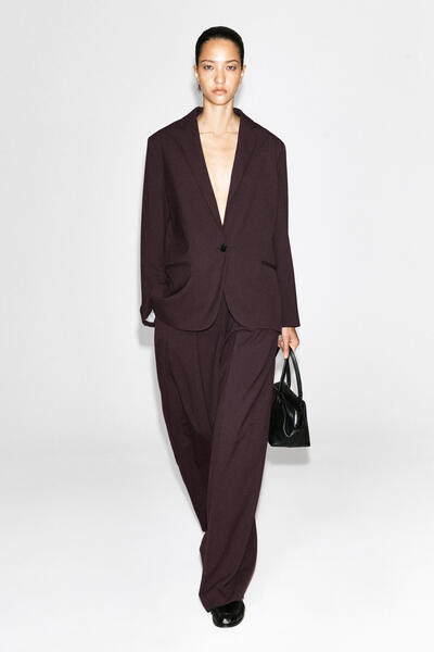 MERINO WOOL-BLEND BLAZER