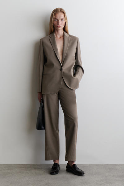 COS メリノウールブレンドブレザー