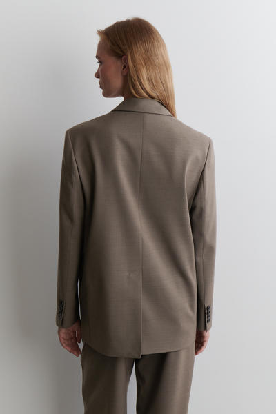 COS メリノウールブレンドブレザー