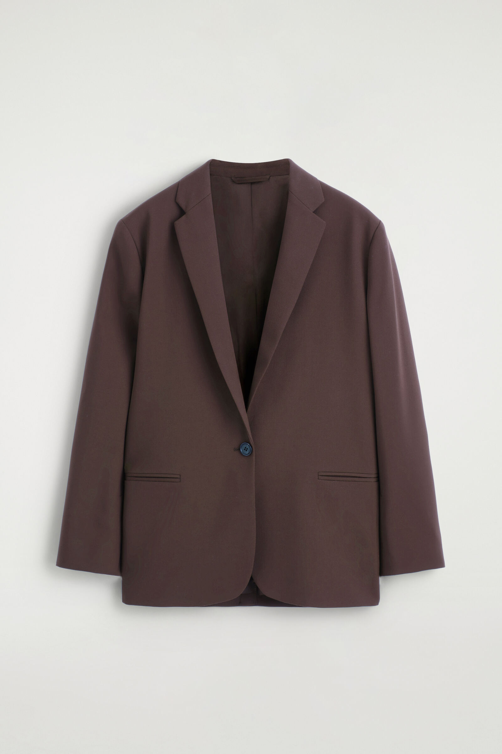MERINO WOOL-BLEND BLAZER メリノウールブレンドブレザー ダーク