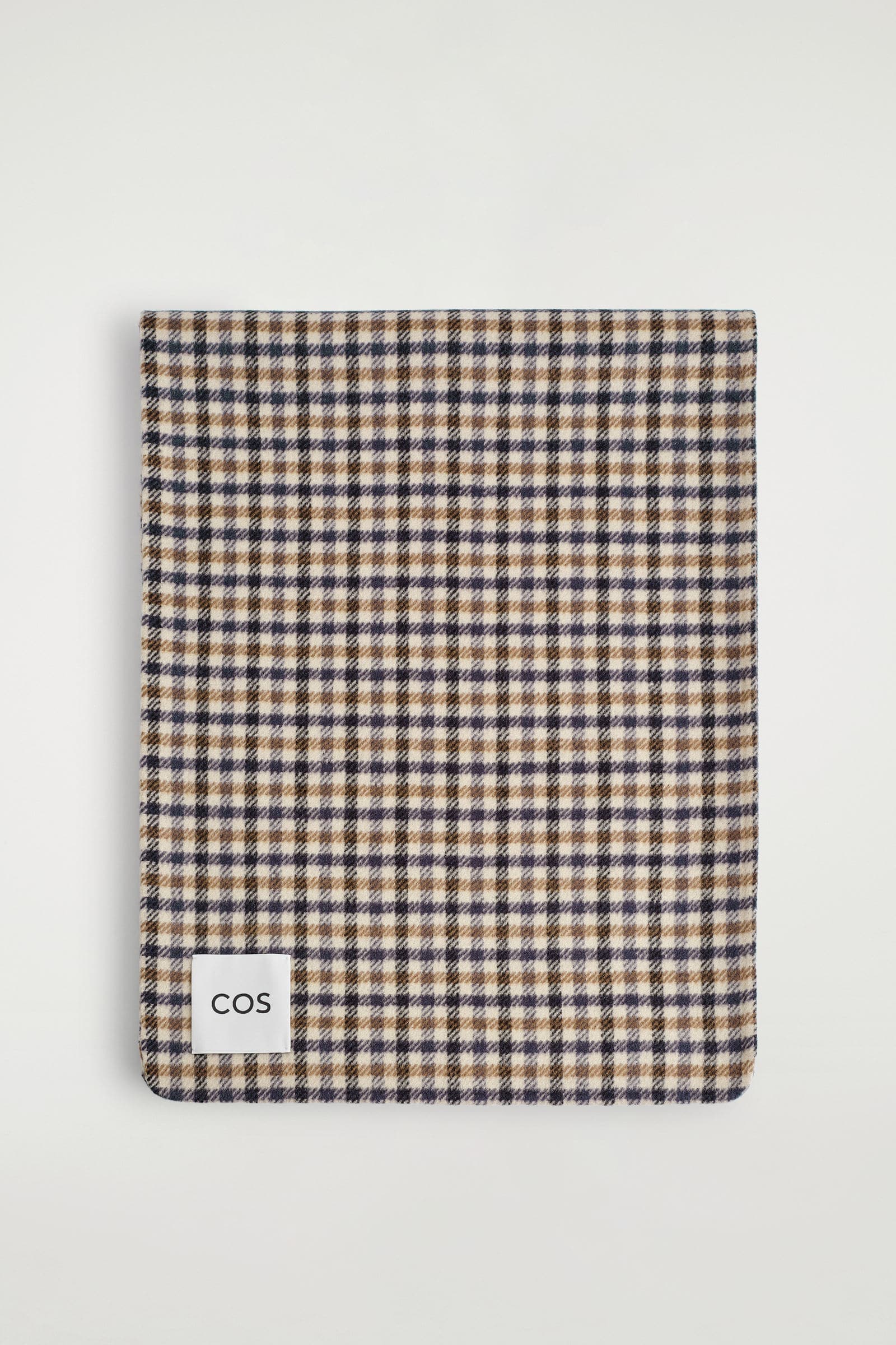 【新品】　COS チェック柄リバーシブルメリノウールスカーフ zz-1295332_14-326-1010004-1.