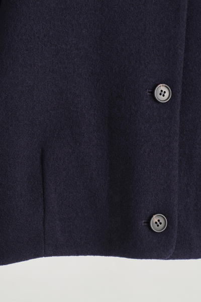 COS ボイルドメリノウールカーディガン