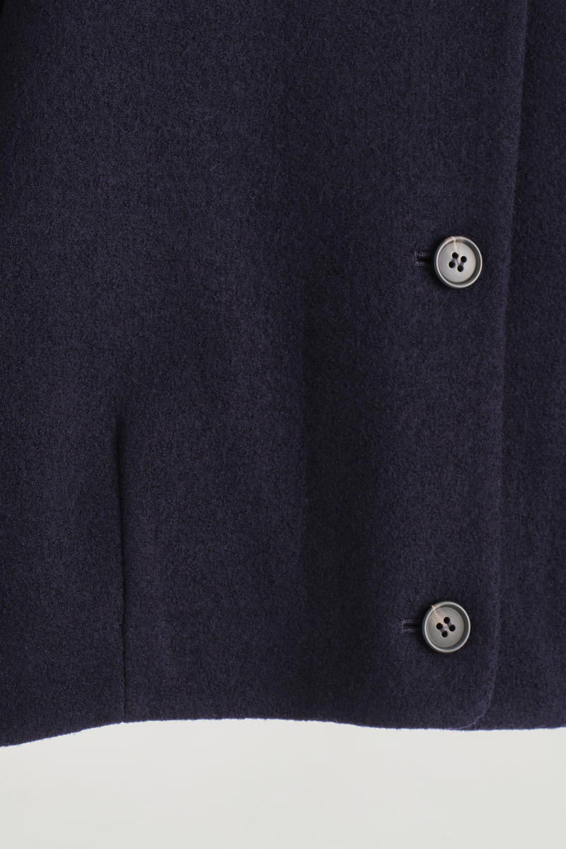 COS ボイルドメリノウールカーディガン