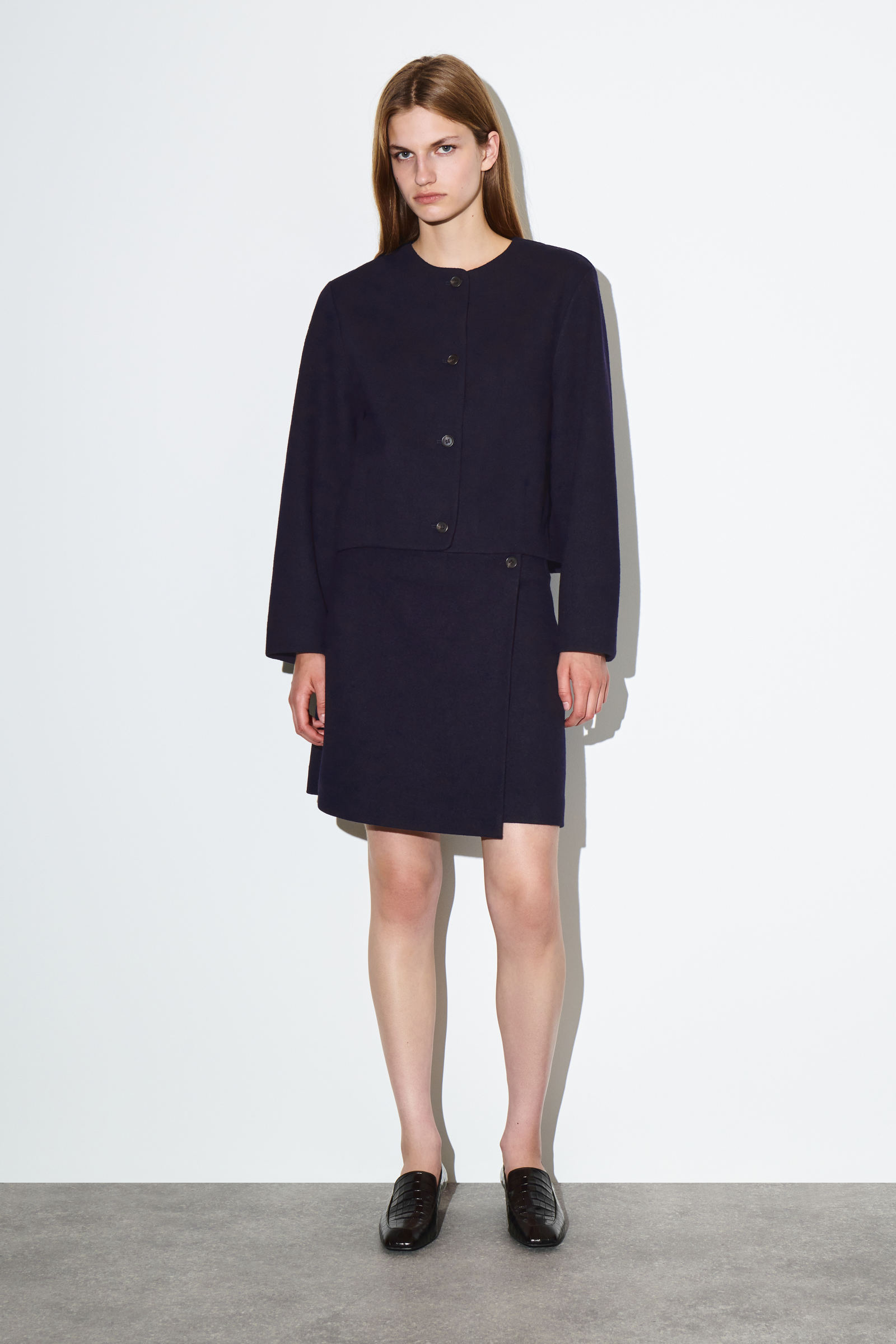 BOILED MERINO WOOL CARDIGAN ボイルドメリノウールカーディガン