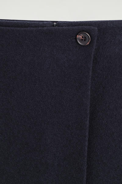 COS ボイルドメリノウールミニスカート