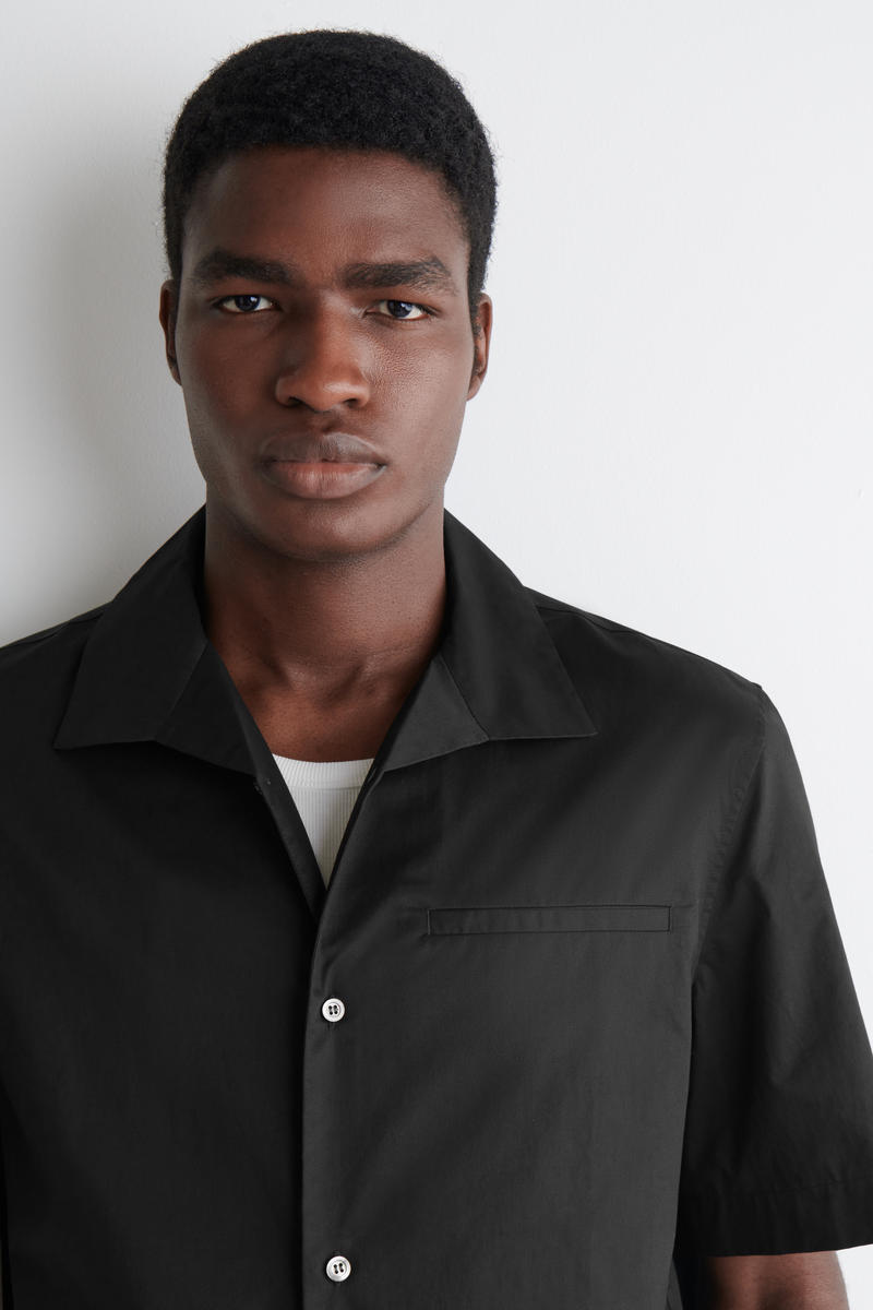 COS ピマコットンリゾートシャツ