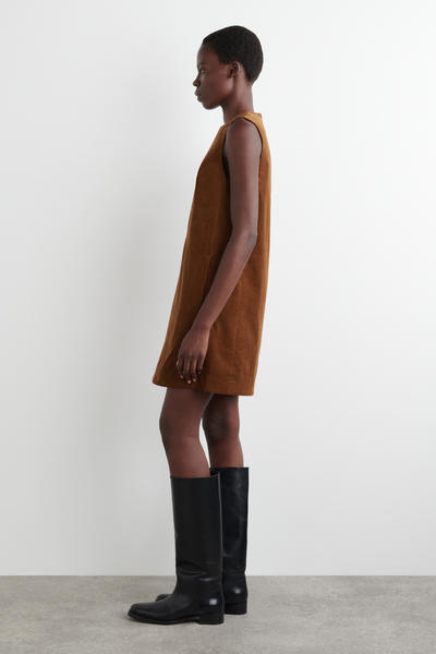 COS コーデュロイミニシフトドレス