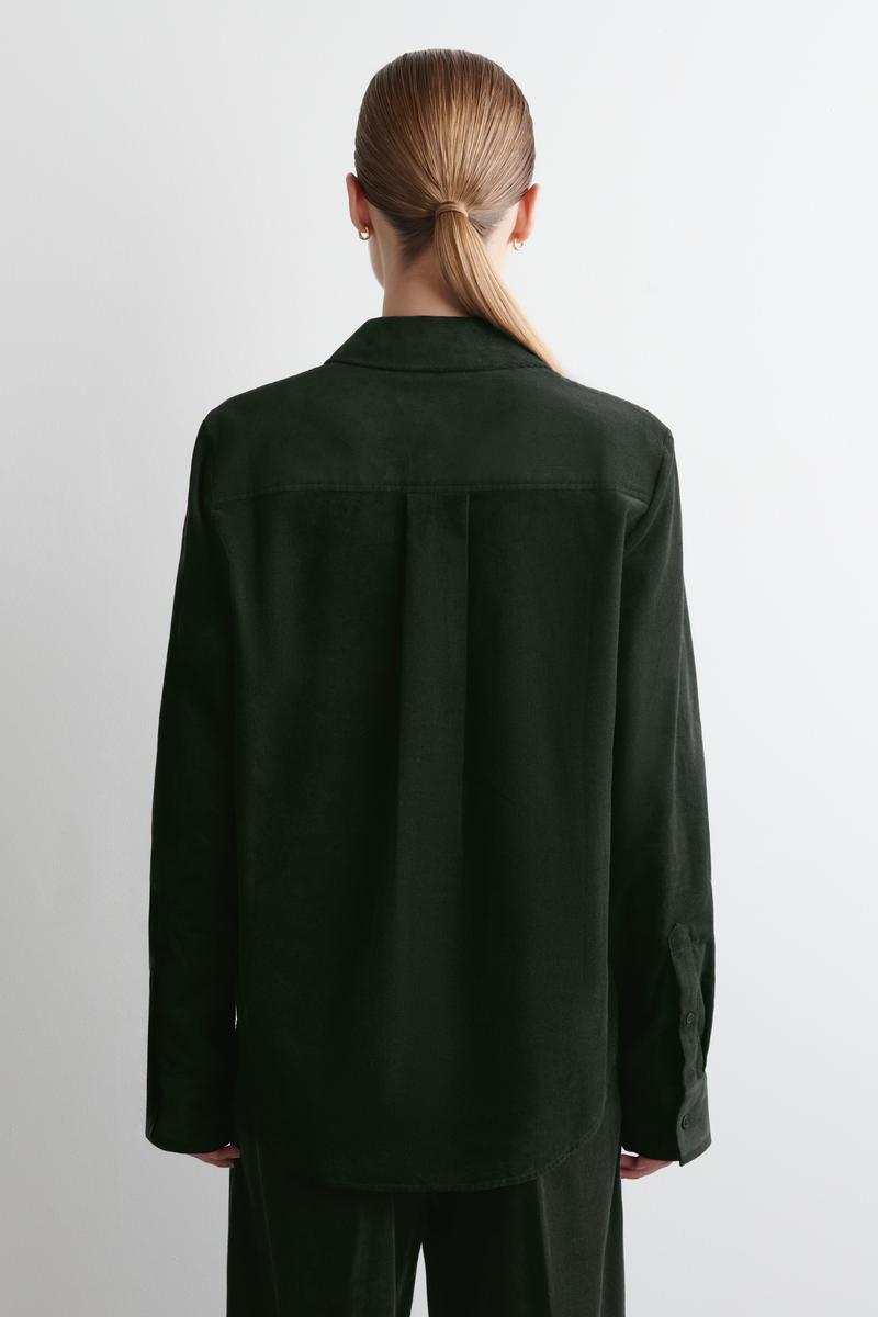 CORDUROY SHIRT コーデュロイシャツ ダークグリーン｜COS コス 公式
