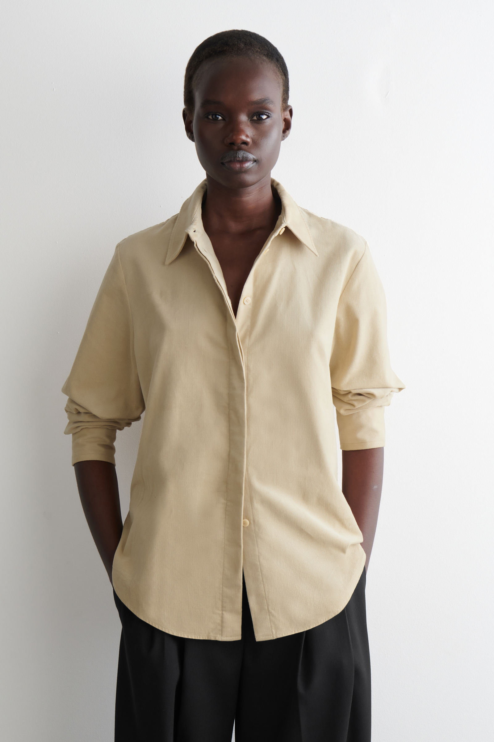 Natural Lag LOGO コーデュロイシャツ Natural Lag LOGO コーデュロイシャツ - Da-iCE (ダイス