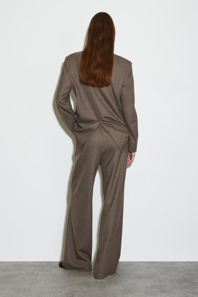 COS ウールブレンドワイドレッグパンツ