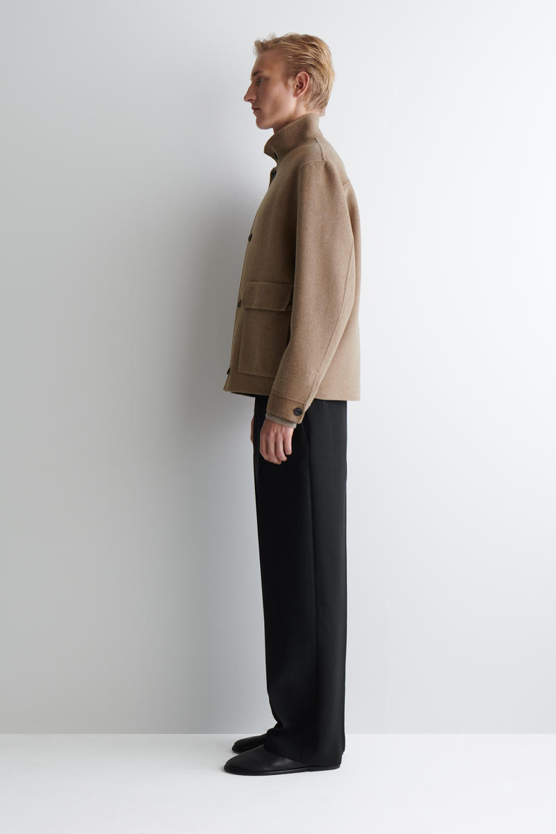 SPLIT WOOL HARRINGTON JACKET スプリットウール ハリントンジャケット