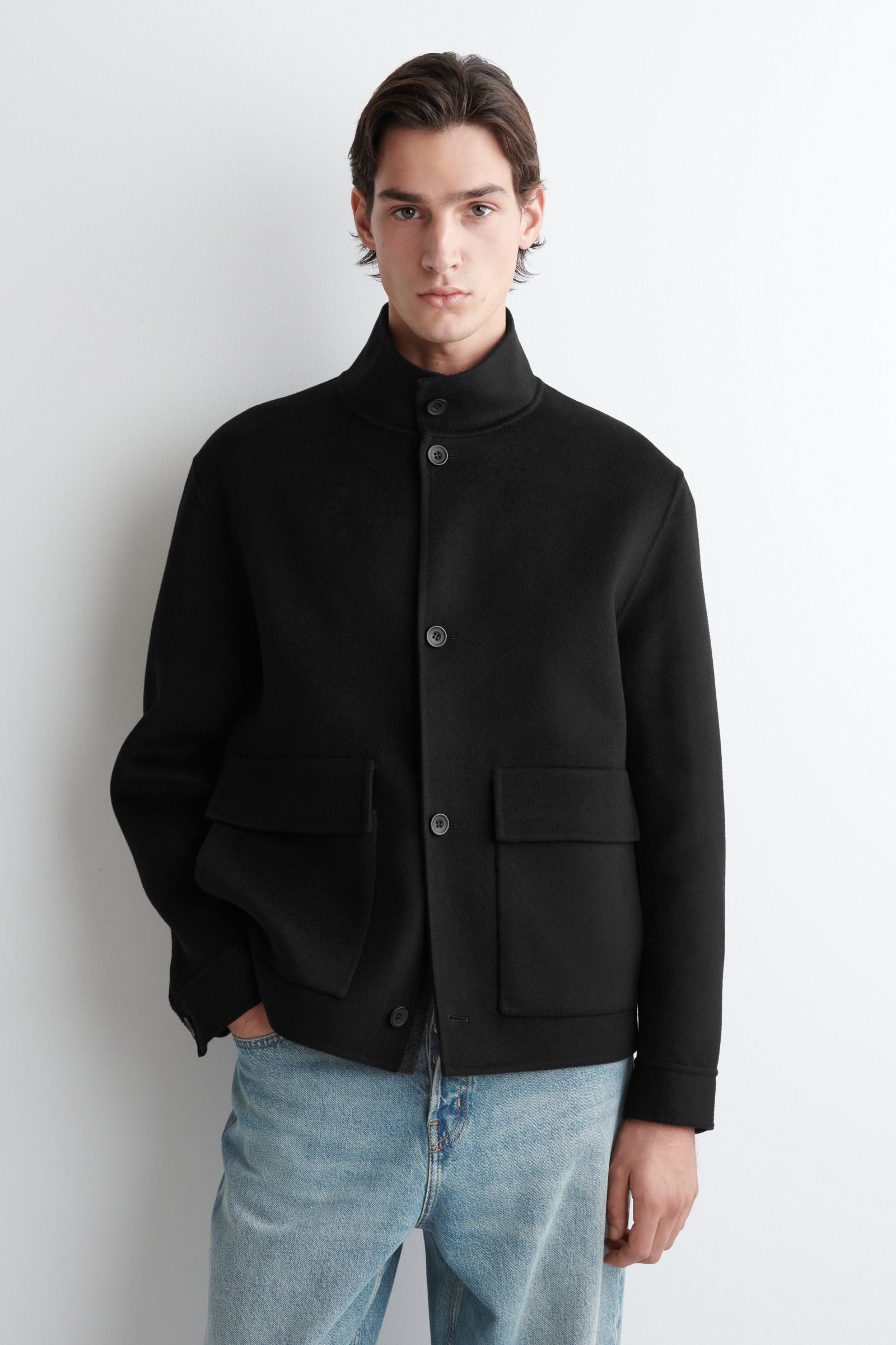 SPLIT WOOL HARRINGTON JACKET スプリットウール ハリントンジャケット