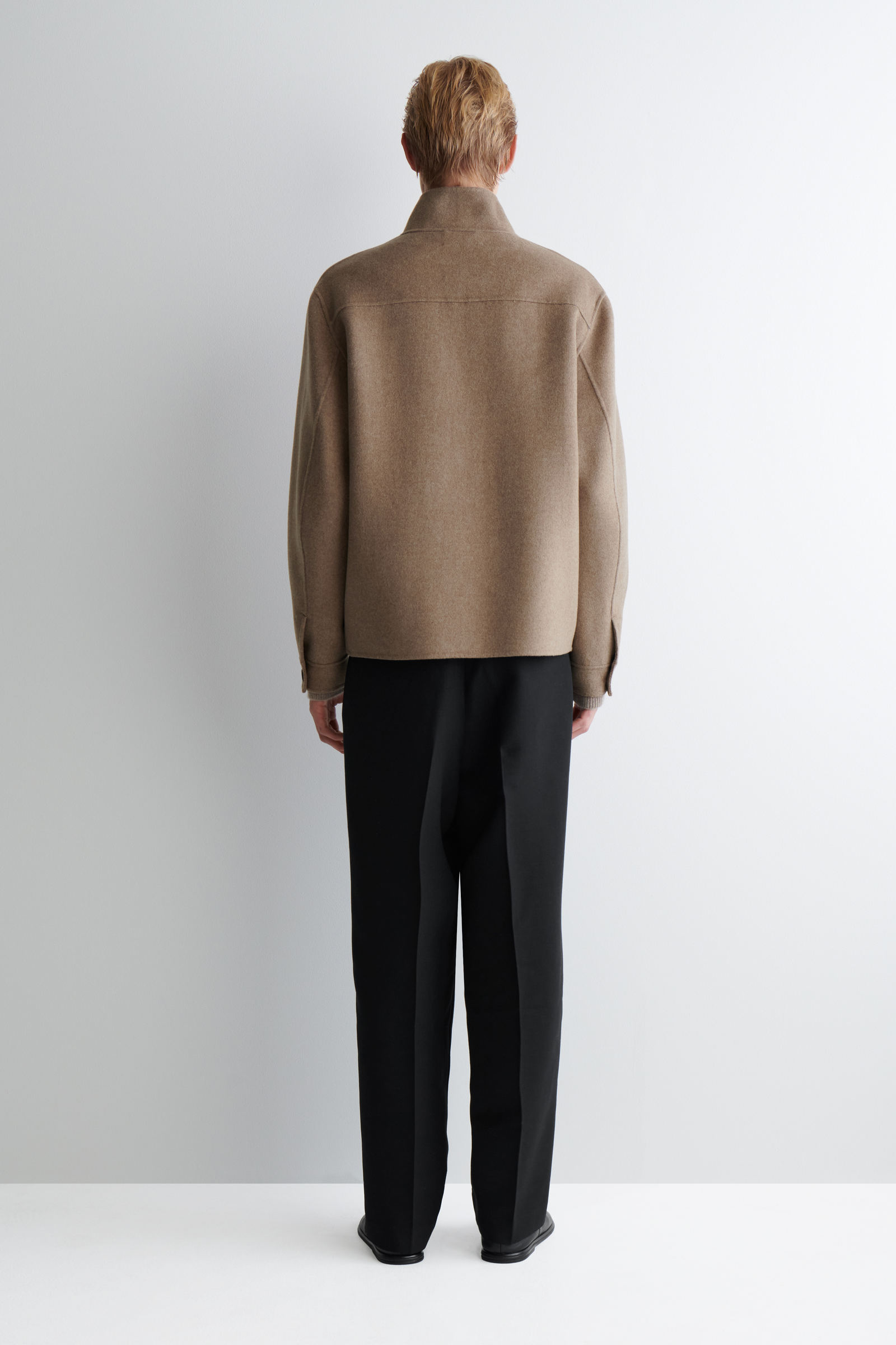 SPLIT WOOL HARRINGTON JACKET スプリットウール ハリントンジャケット